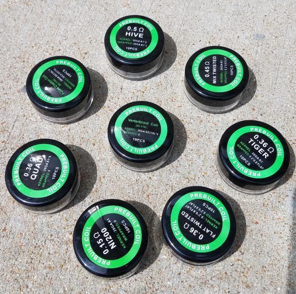 Puck - Pre-Coil - Mix Twisted .45 ohm - Vaporized LLC