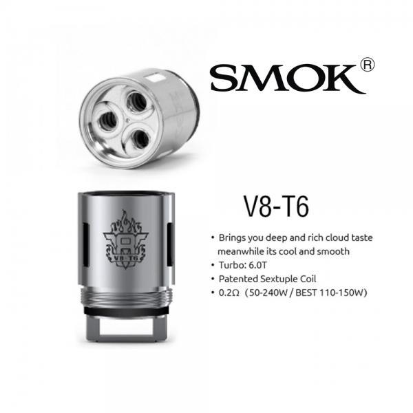 SMOK TFV8 V8T6 Coil - Vaporized LLC