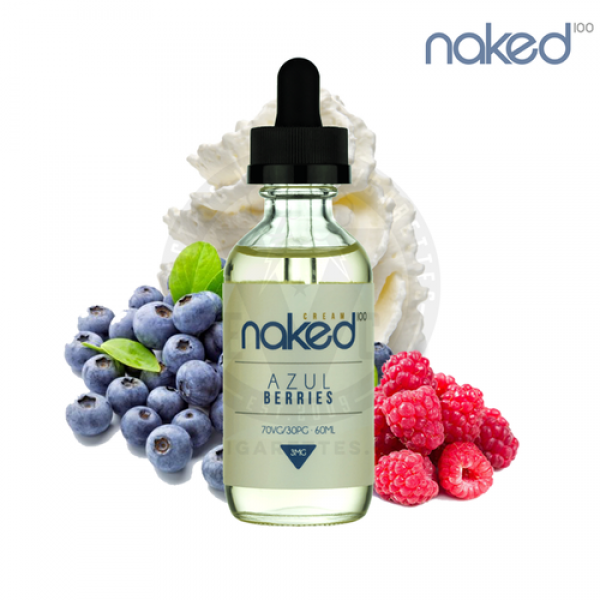 Naked 100 Azul Berries 3 NIC - Vaporized LLC