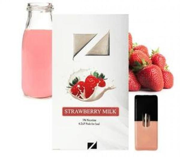 ziip pods strawberry milk 50 nic (salt)
