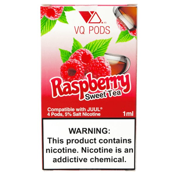 VQ JUUL PODS Raspberry Sweet Tea 4 pack 50 nic