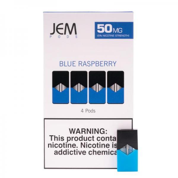 Jem Pods for JUUL Blue Raspberry 4 pack - Vaporized LLC